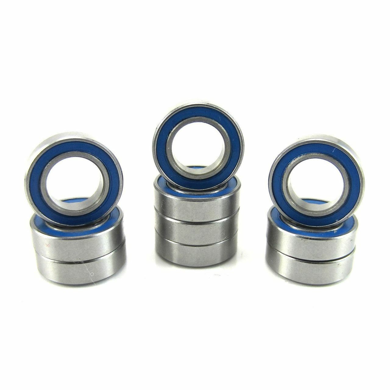 MR148-2RS 8x14x4mm Precision High Speed RC Car Ball Bearing, Chrome Steel (GCr15) with Blue Rubber Seals ABEC-1 ABEC-3 ABEC-5