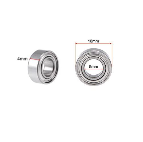 SMR105ZZ Stainless Steel Flat YOYO bearing 5x10x4mm with Metal Shields