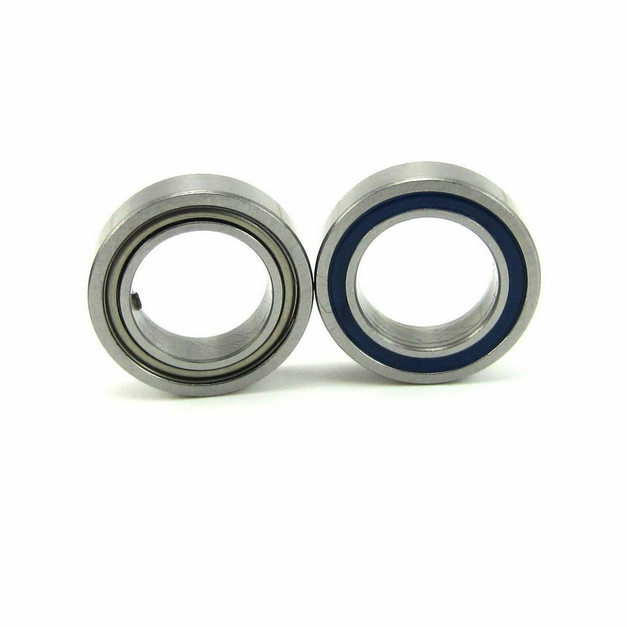 MR1016-RZ 10x16x4mm Precision High Speed RC Car Ball Bearing, Chrome Steel (GCr15) with 1 Blue Rubber Seals & 1 Metal Shield